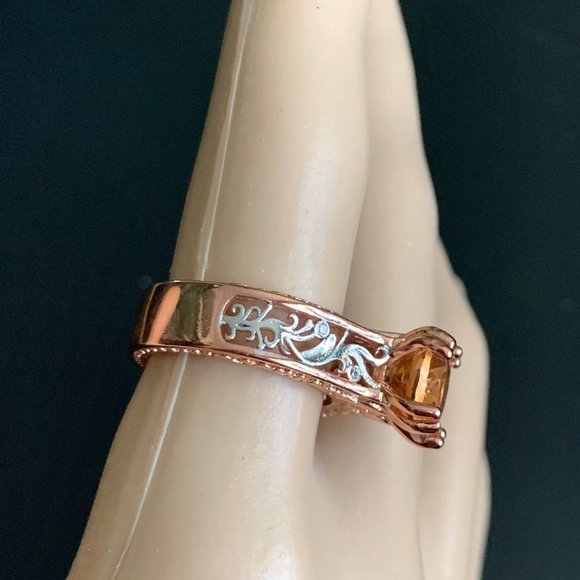 Rose Gold Cocktail Ring - Picture 2 of 7